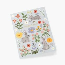 Tarjeta postal Pascua - Easter Bunny Fields - Rifle Paper Co