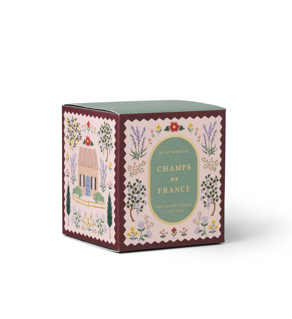 Vela perfumada Champs de France - Rifle Paper Co.